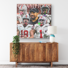 Load image into Gallery viewer, Ohio_State_Buckeyes_2025_Champions_Square_Larger_Lifestyle_Mockup.png