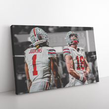Load image into Gallery viewer, Ohio_State_Buckeyes_On_Top_H_Rectangle_Angle_Floor_Mockup.png