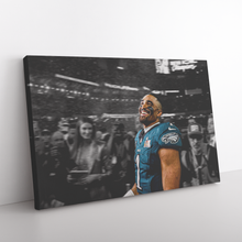 Load image into Gallery viewer, The_Philadelphia_Eagles_Jalen_Hurts_H_Rectangle_Angle_Floor_Mockup.png