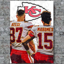 Load image into Gallery viewer, The Kansas City Chiefs: Mahomes x Kelce