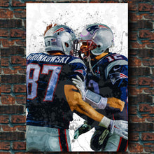 Load image into Gallery viewer, The New England Patriots: Brady X Gronk