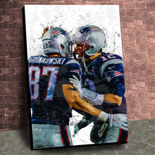 Load image into Gallery viewer, The New England Patriots: Brady X Gronk
