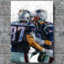 Load image into Gallery viewer, The New England Patriots: Brady X Gronk