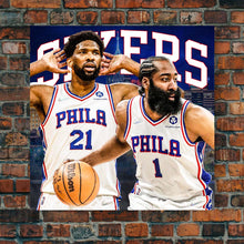 Load image into Gallery viewer, The Philadelphia 76ers: Phila Duo