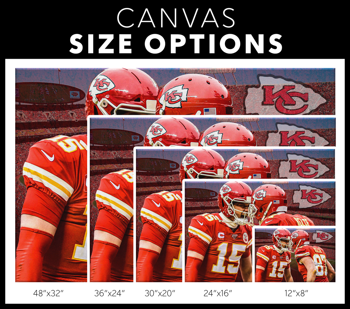 The Kansas City Chiefs: 2022 Playoffs – Canvas Edits