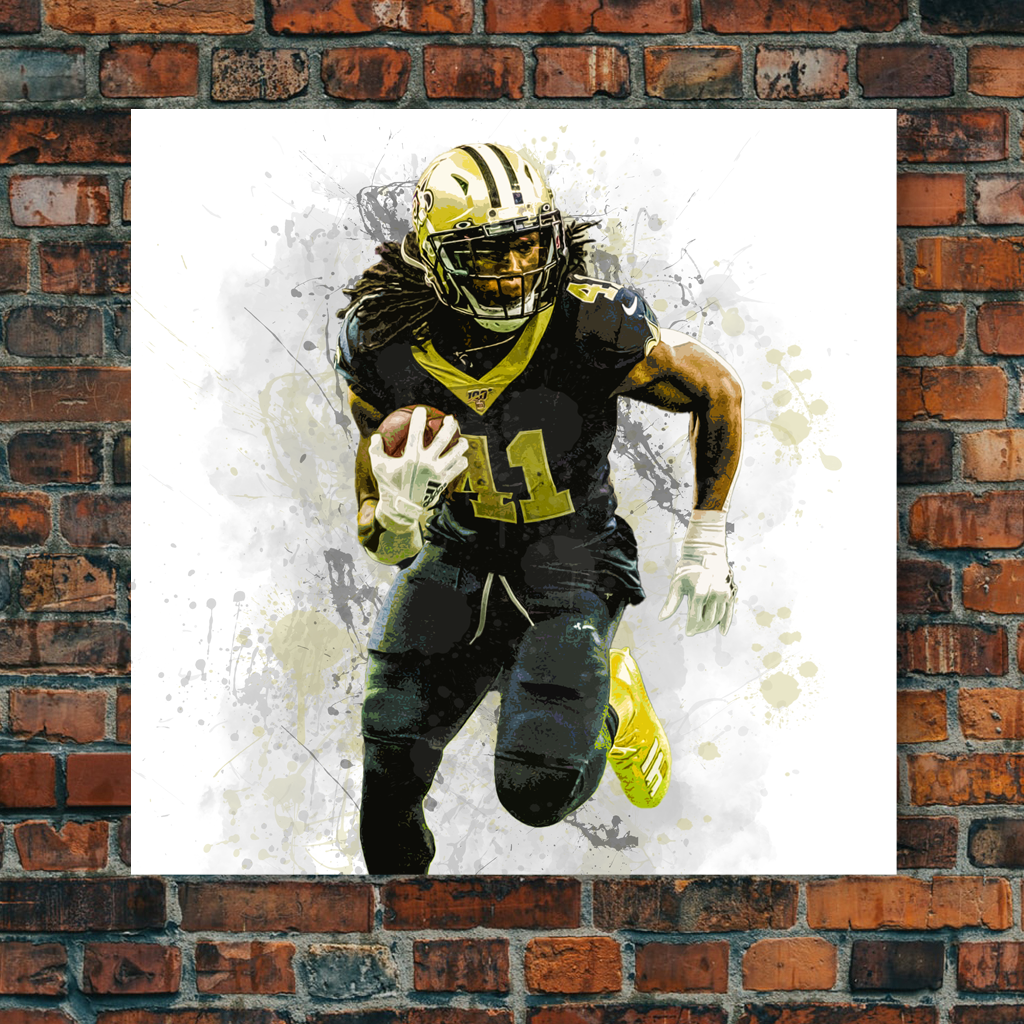 Alvin Kamara New Orleans Saints Jersey Number Frame