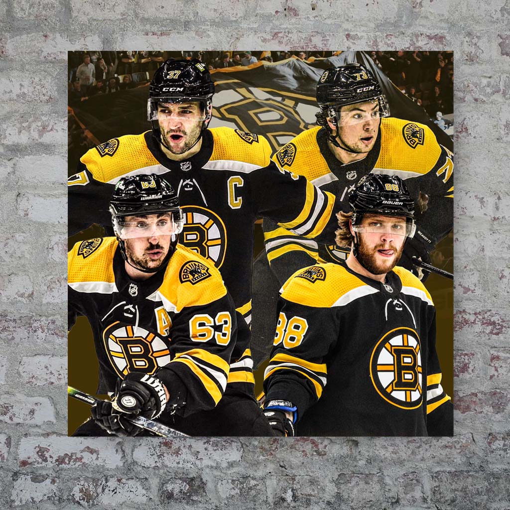 Aminco Boston Bruins 1.25 x 1.25 Home Jersey Pin
