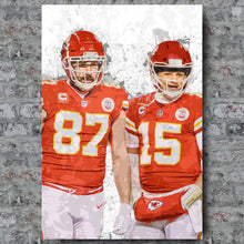 Load image into Gallery viewer, The Kansas City Chiefs: Dynamic Duo
