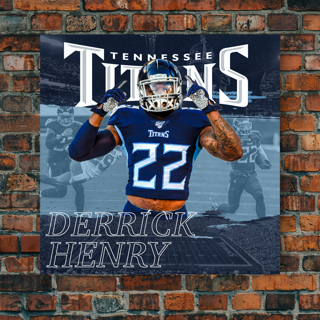 The Tennessee Titans: King Henry – Canvas Edits