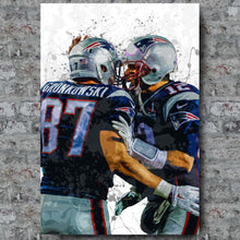 Load image into Gallery viewer, The New England Patriots: Brady X Gronk
