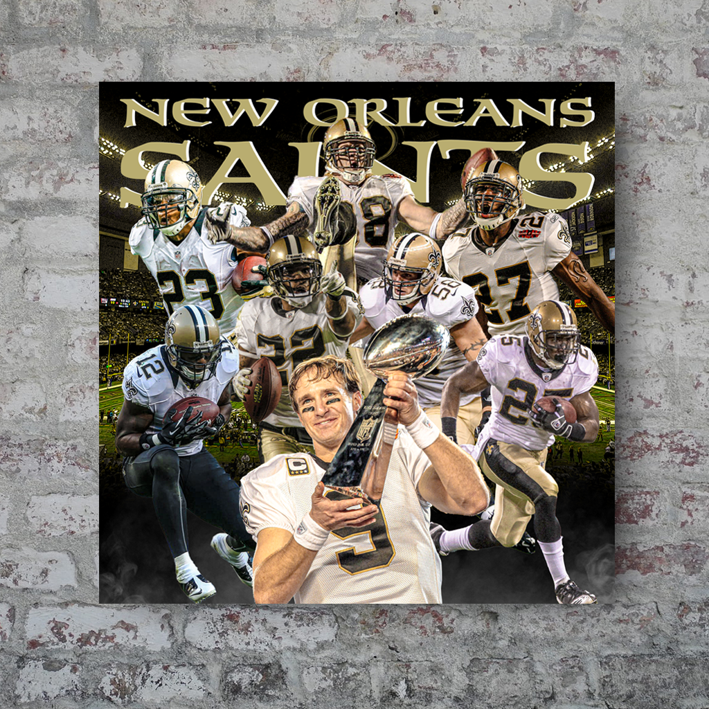 The New Orleans Saints: Super Bowl XLIV Champs – Canvas Edits